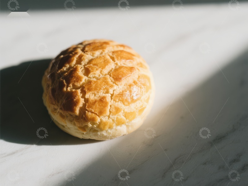 高清大图下载【趣麦麦图】阳光下的金黄色面包