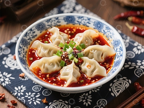 麻辣水饺，鲜香四溢的美食享受