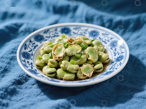 青豆炒百合，清新美味小菜
