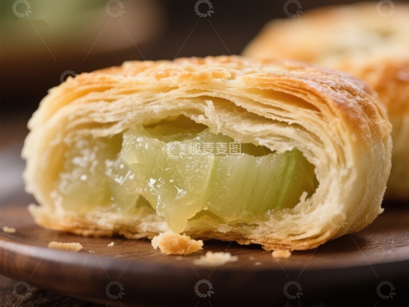 高清大图下载【趣麦麦图】酥皮菠萝包，金黄诱人