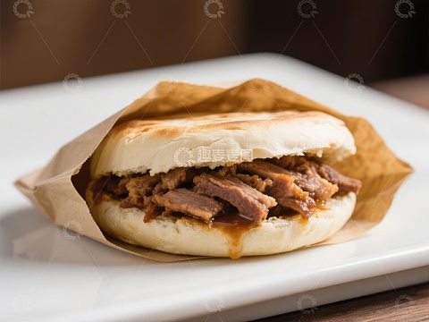 美味肉夹馍，传统中式美食