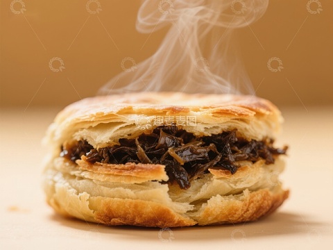 热腾腾的馅饼，散发诱人香气