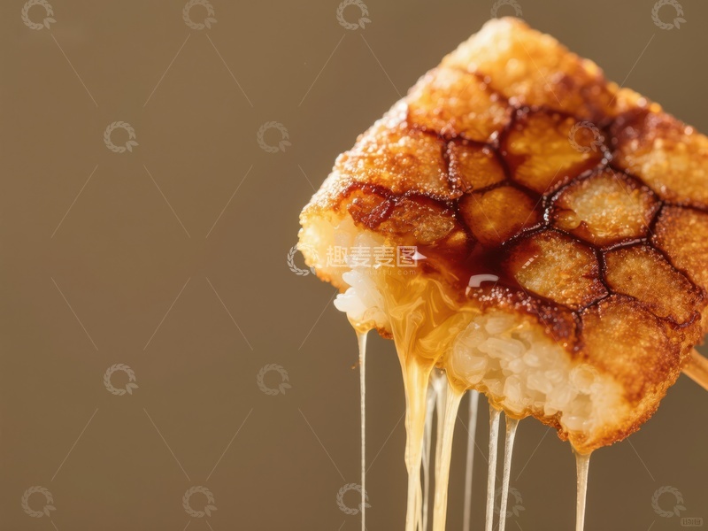 高清大图下载【趣麦麦图】金黄酥脆的芝士方块