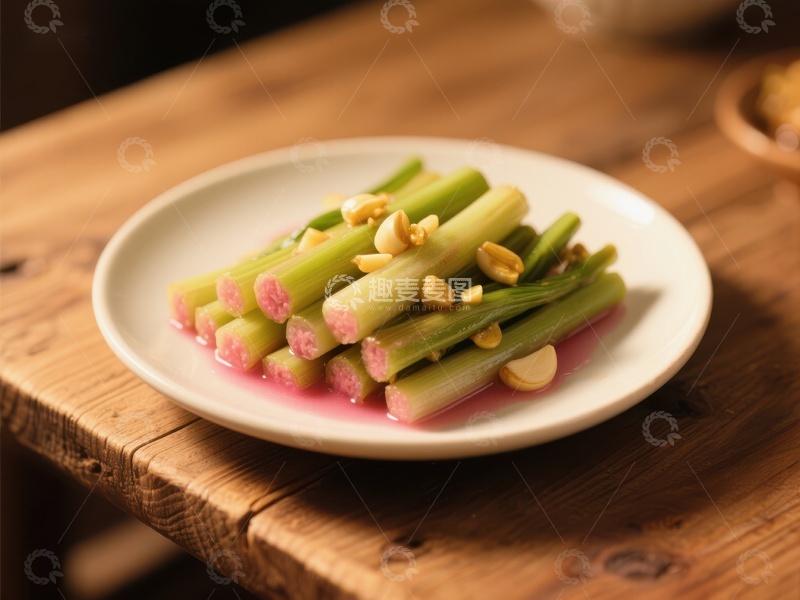 腌制春笋配花生