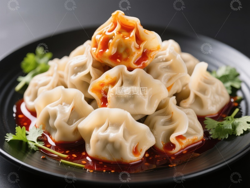 麻辣水饺，鲜香诱人