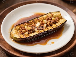 蒜香肉末烤茄子
