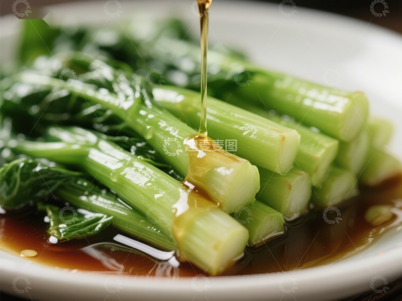 高清大图下载【趣麦麦图】清炒时蔬淋酱汁