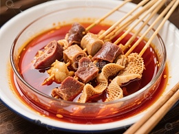 麻辣串串香，红油浸渍的美味