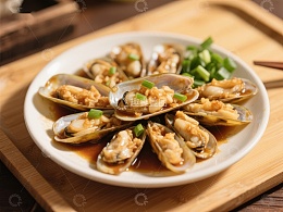 蒜蓉蒸蛤蜊，鲜美可口的海鲜佳肴