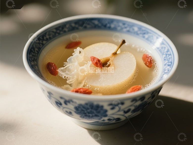 雪梨银耳汤，滋补养生佳品