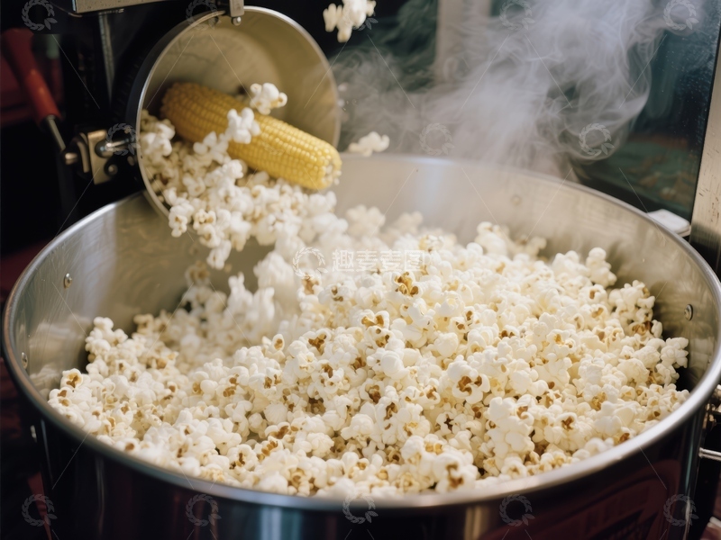 高清大图下载【趣麦麦图】爆米花制作过程