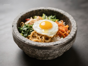 石锅拌饭：色彩丰富的传统美食