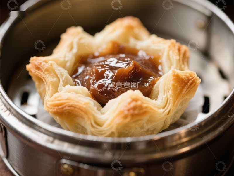 高清大图下载【趣麦麦图】酥皮点心蒸笼中热腾腾