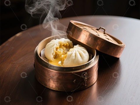 热腾腾的小笼包