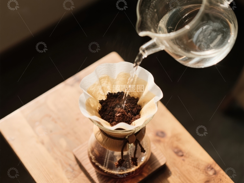 高清大图下载【趣麦麦图】手冲咖啡制作过程