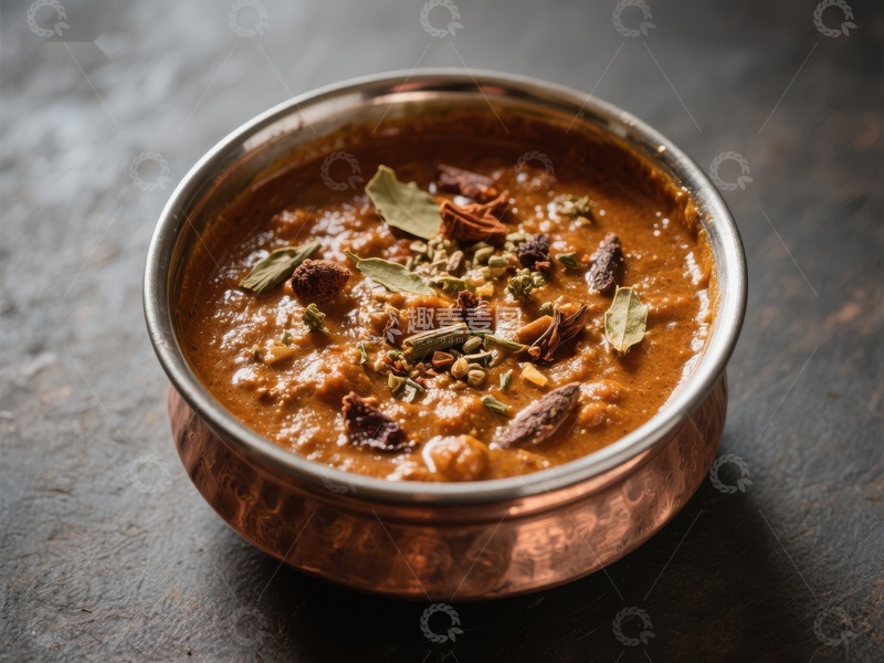 高清大图下载【趣麦麦图】香料浓郁的咖喱菜肴