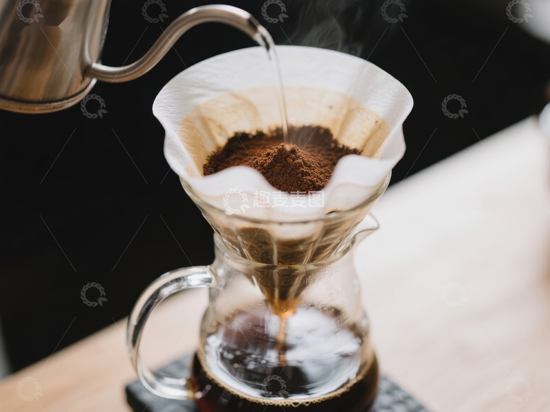 高清大图下载【趣麦麦图】手冲咖啡制作过程
