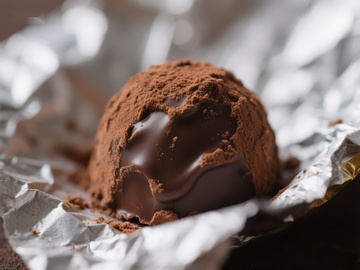 巧克力松露特写