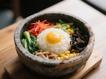 石锅拌饭：色彩丰富的传统美食