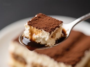 提拉米苏甜点特写