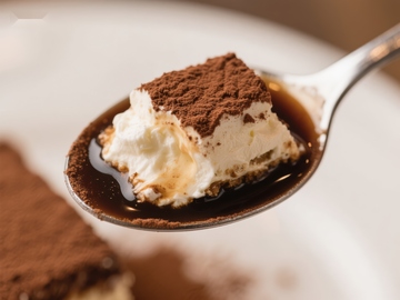 提拉米苏甜点特写