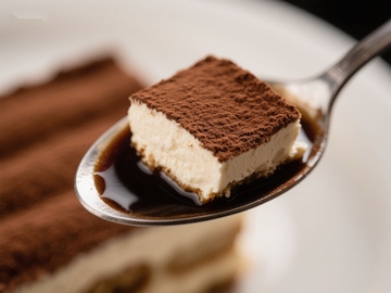 提拉米苏甜点特写