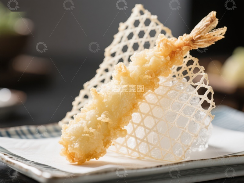 高清大图下载【趣麦麦图】金黄酥脆的天妇罗虾