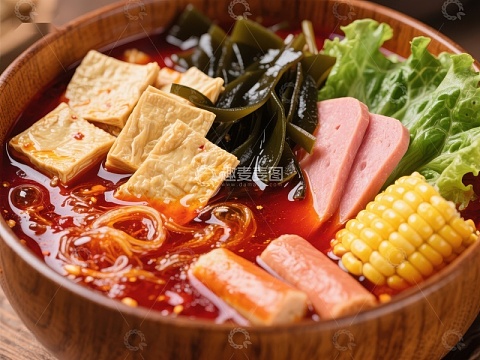 麻辣烫碗装美食
