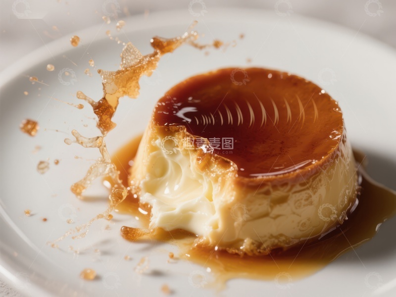 高清大图下载【趣麦麦图】焦糖布丁甜蜜瞬间