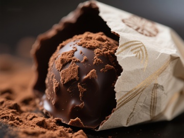 巧克力松露特写