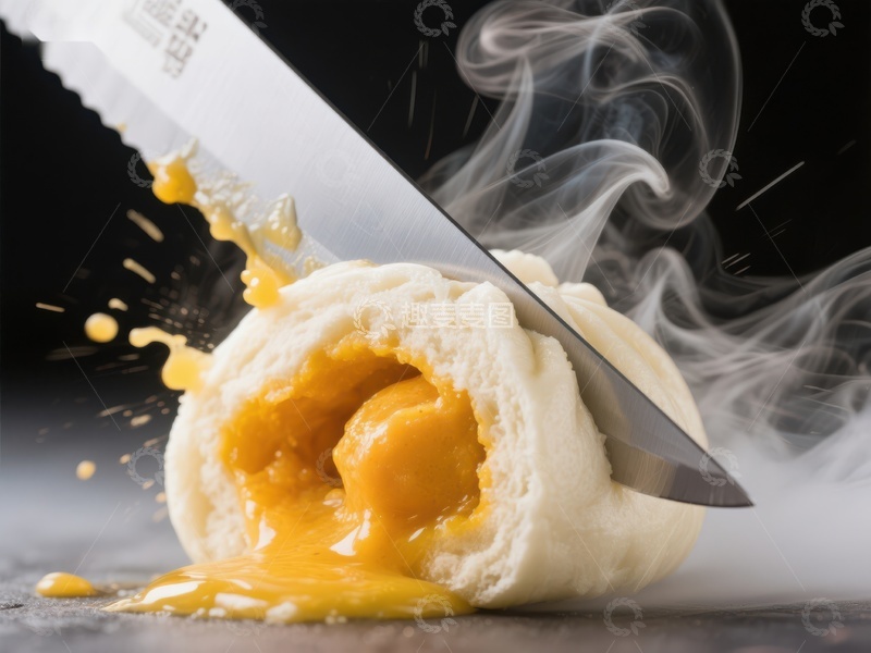 高清大图下载【趣麦麦图】刀切热食，芝士四溢