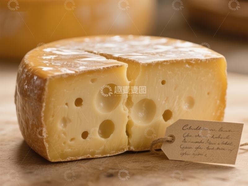 高清大图下载【趣麦麦图】新鲜切开的奶酪轮
