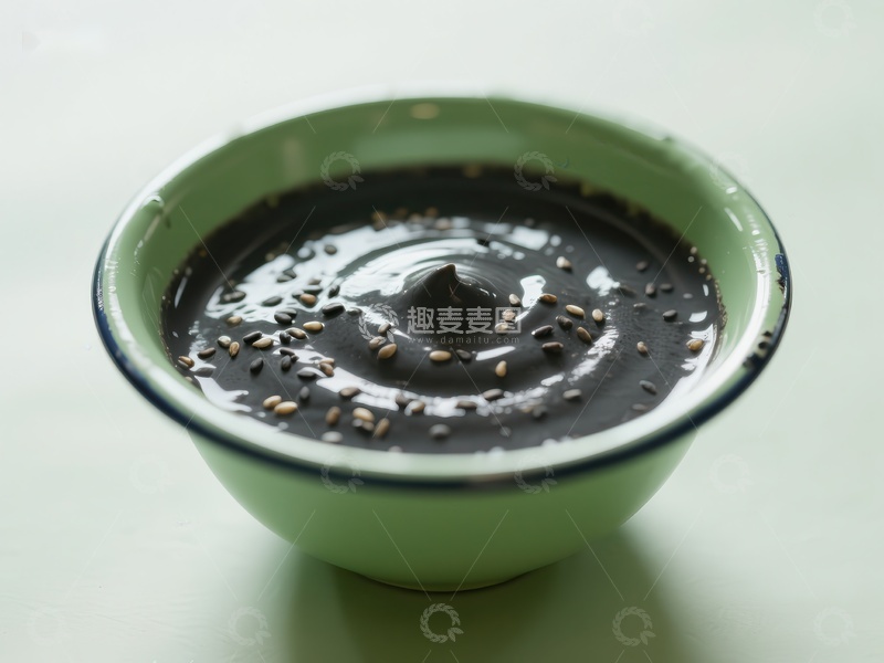 高清大图下载【趣麦麦图】芝麻酱碗特写