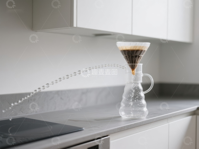 高清大图下载【趣麦麦图】咖啡滴滤过程特写