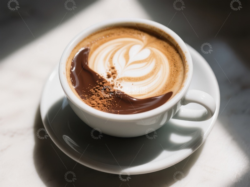 高清大图下载【趣麦麦图】阳光下的咖啡杯