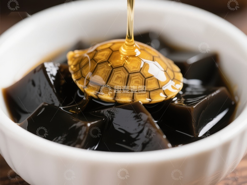 高清大图下载【趣麦麦图】乌龟糖浆浇灌黑凉粉