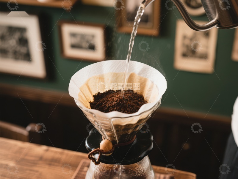高清大图下载【趣麦麦图】手冲咖啡制作过程