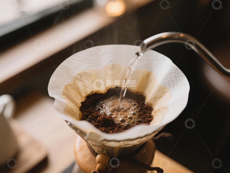 高清大图下载【趣麦麦图】手冲咖啡制作过程