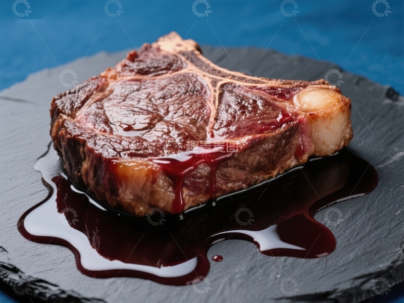 高清大图下载【趣麦麦图】煎制完美的牛排配酱汁