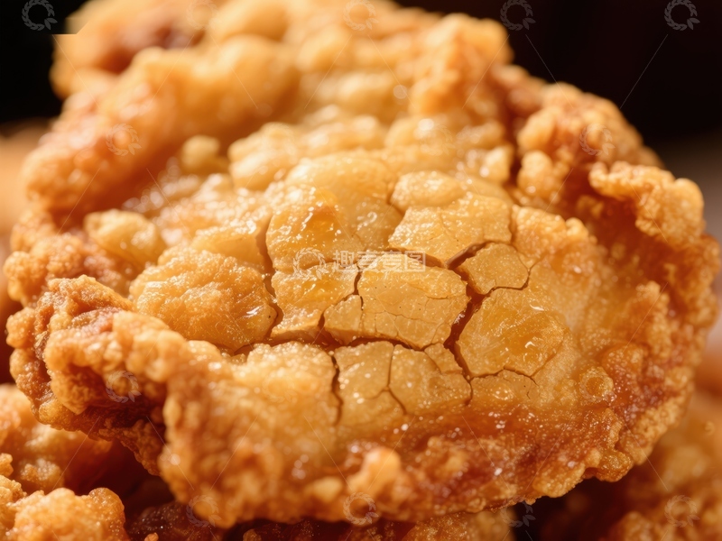 高清大图下载【趣麦麦图】酥脆炸鸡块特写