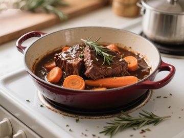 红烧牛肉配胡萝卜