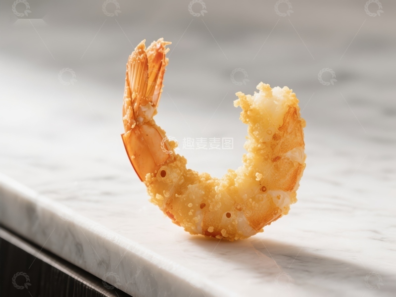 高清大图下载【趣麦麦图】金黄酥脆的炸虾