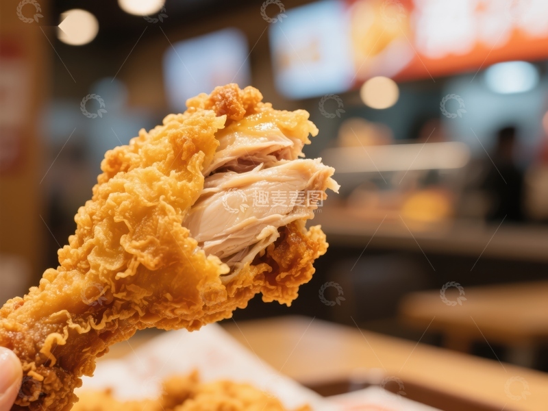 高清大图下载【趣麦麦图】酥脆炸鸡腿特写