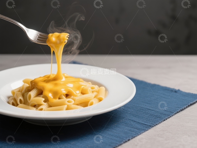 高清大图下载【趣麦麦图】热腾腾的奶酪意面