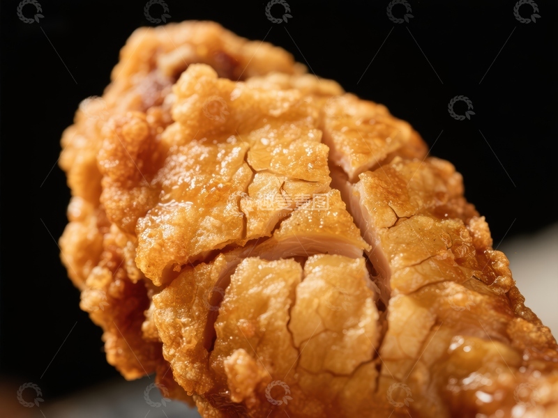 高清大图下载【趣麦麦图】金黄酥脆的炸鸡特写