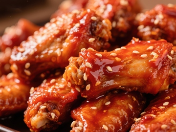 美味韩式烤鸡翅