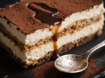 浓郁提拉米苏，甜蜜奶油与咖啡香