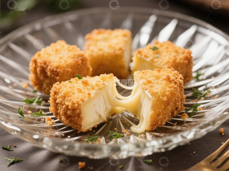 高清大图下载【趣麦麦图】金黄酥脆的芝士球