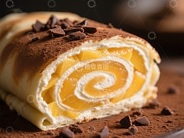 芒果奶油蛋糕卷