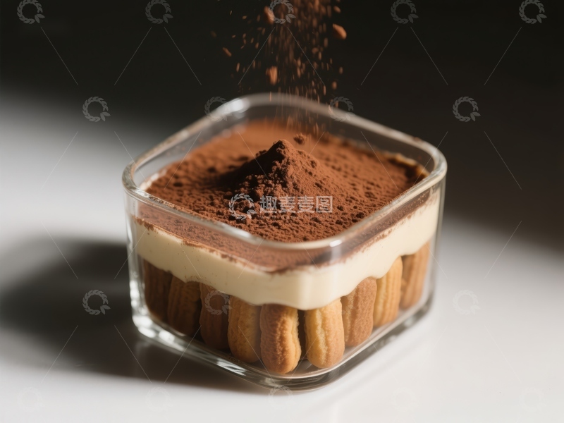 高清大图下载【趣麦麦图】经典提拉米苏甜点